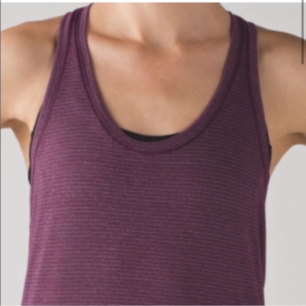 LULULEMON ATHLETICA | Purple Racerback with single slit